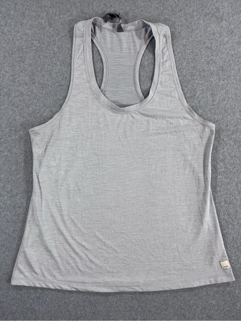 Vuori Energy Racerback Tank Top Light Gray Women's XL